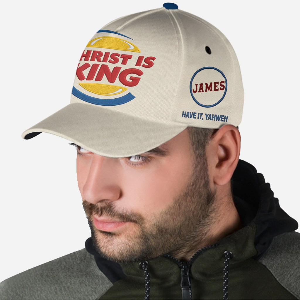 Christ Is King - Personalized Christian Classic Cap