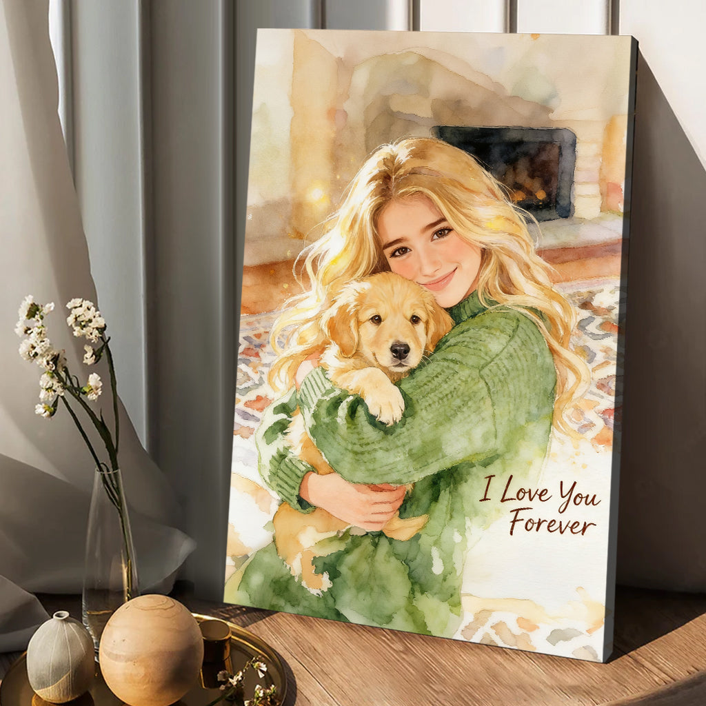 Custom Any Photo - Personalized Dog Canvas And Poster