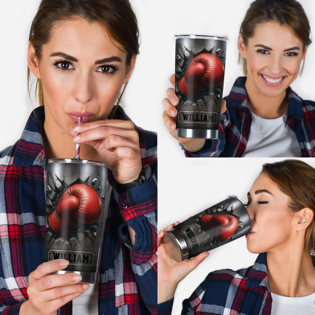 Born To Fight - Personalized Boxing Tumbler