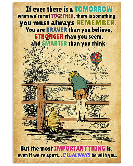Autism If There Is A Tomorrow - Autism Awareness Poster 0921