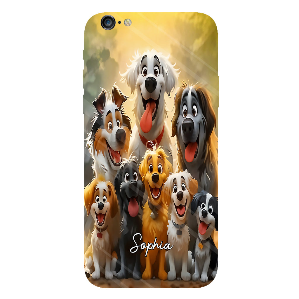 Just A Girl Who Loves Dogs - Personalized Dog Full Print Phone Case