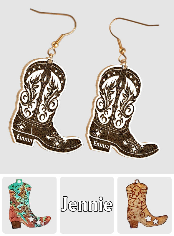 Horse Girl - Personalized Horse Wooden Earrings