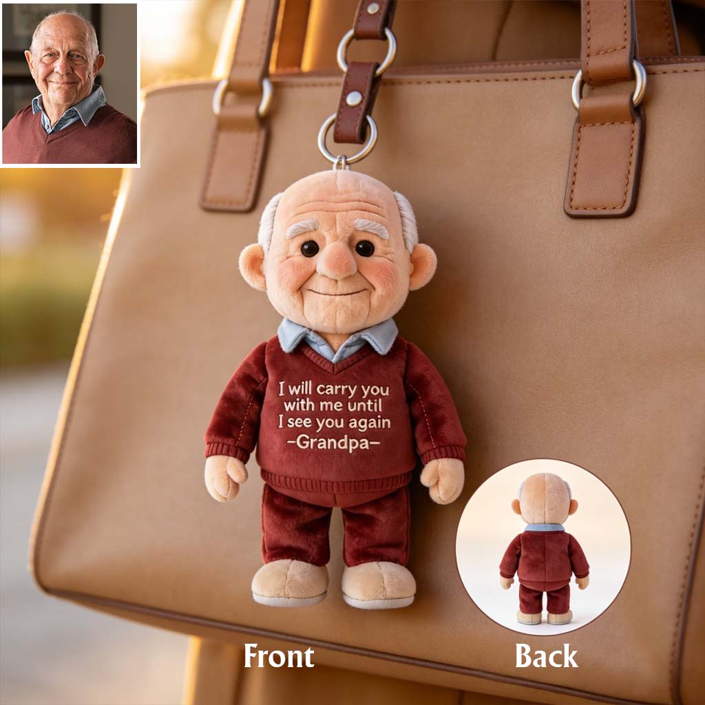 Always With You - Personalized Memorial Plush Keychain
