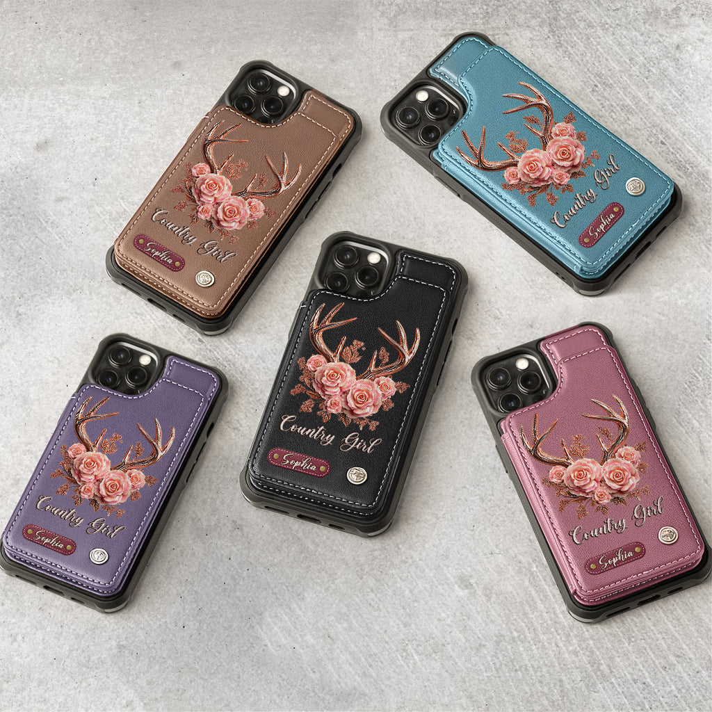 Country Girl - Personalized Hunting Wallet Phone Case