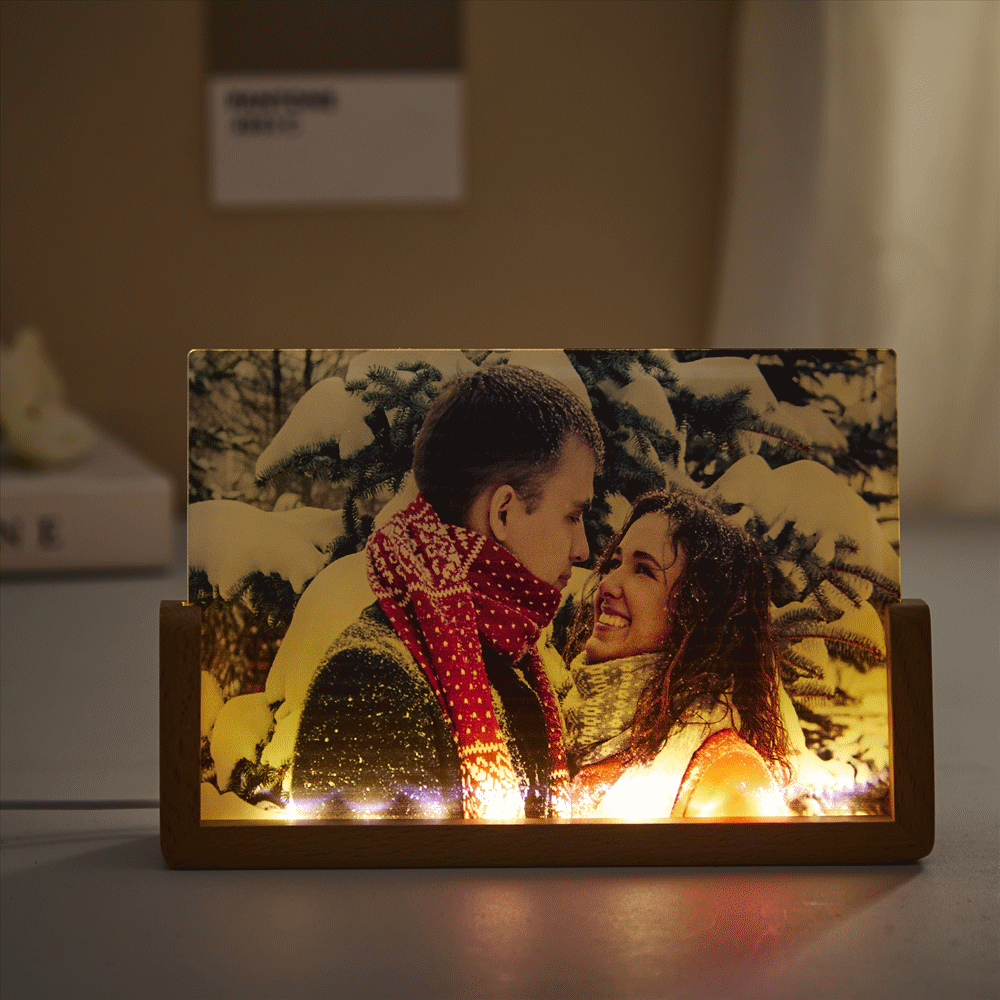 Any Photo - Personalized Couple Photo Lamp