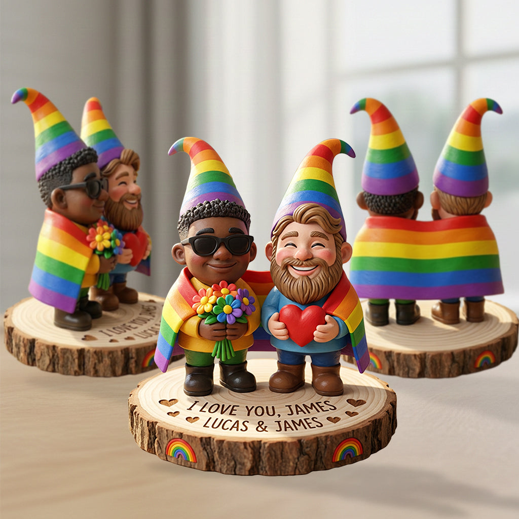 Custom Any Couple Photo - Personalized LGBT Support Premium 3D Figurine
