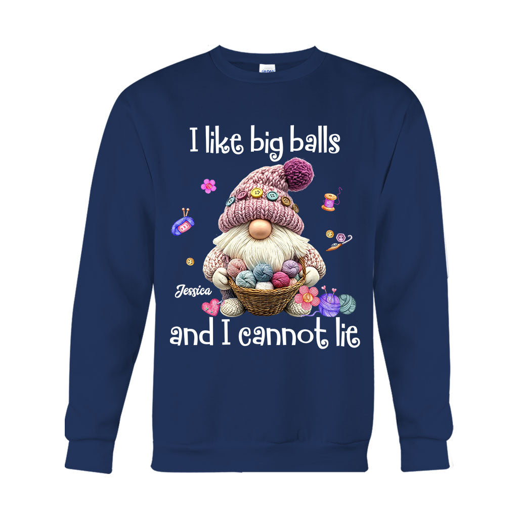 I Like Big Balls And I Cannot Lie - Personalized Crocheting T-shirt And Hoodie