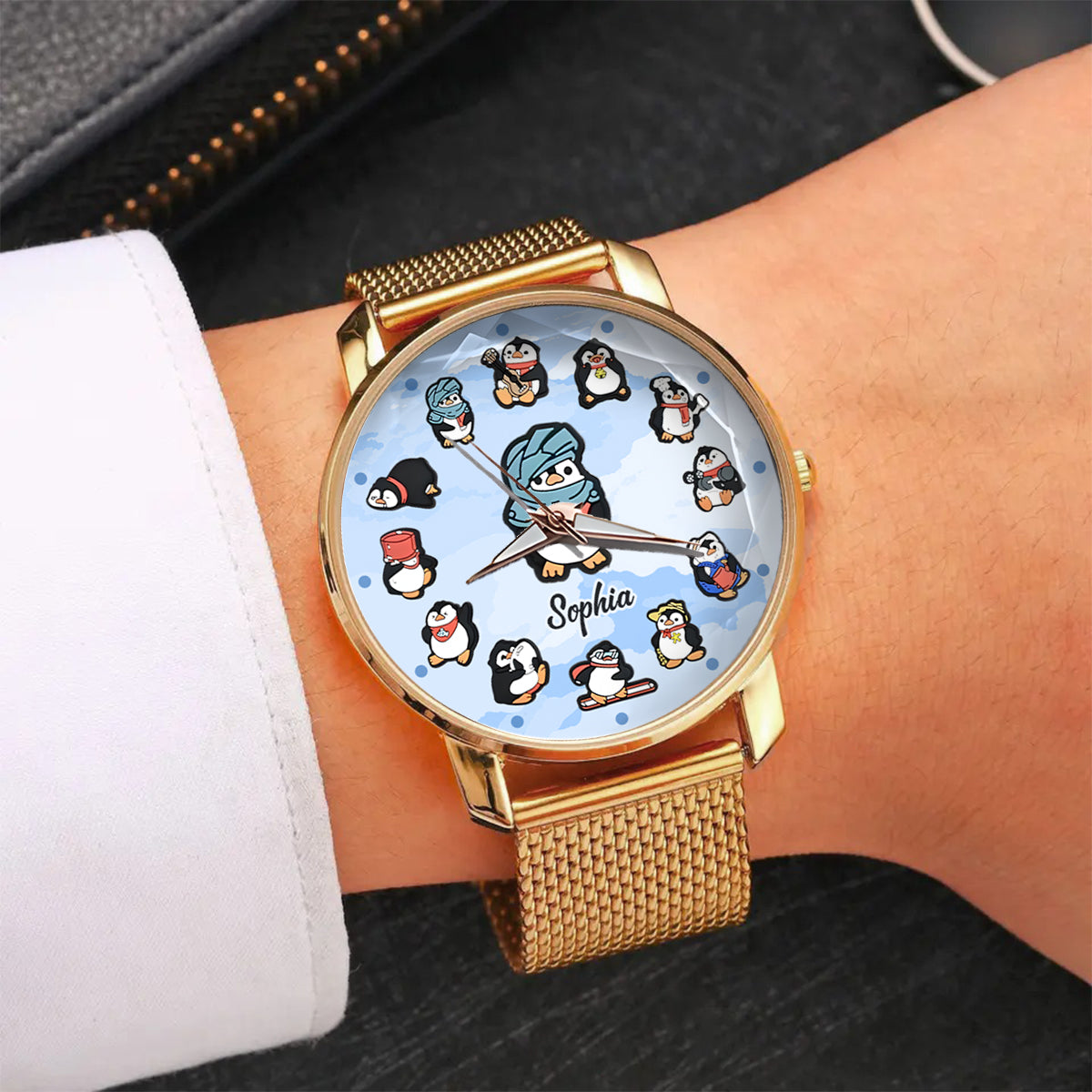 Just A Girl Who Loves Penguins - Personalized Penguin Lover Women Hand Watch