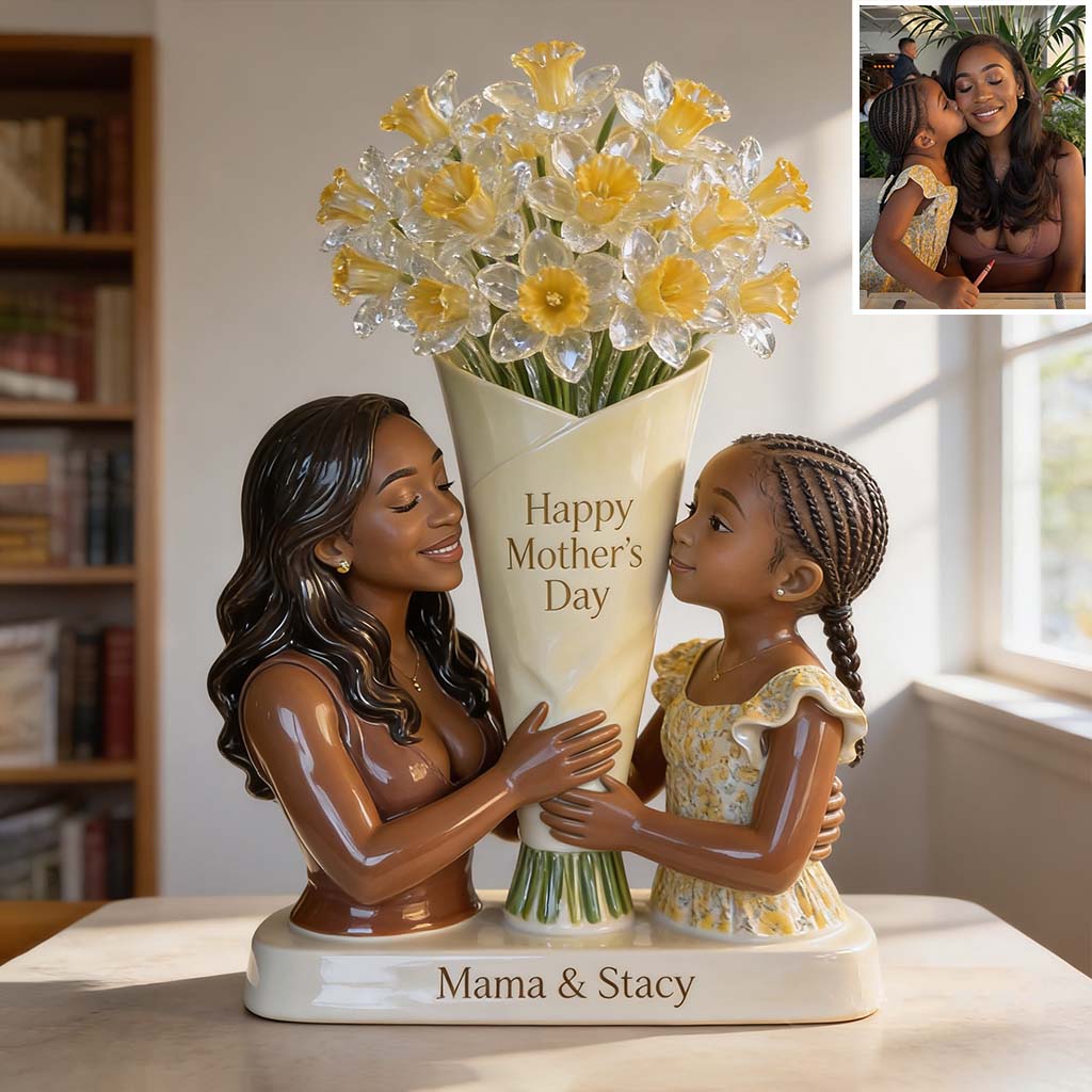 Grandma's Bouquet - Personalized Grandma Custom Shaped Acrylic Plaque