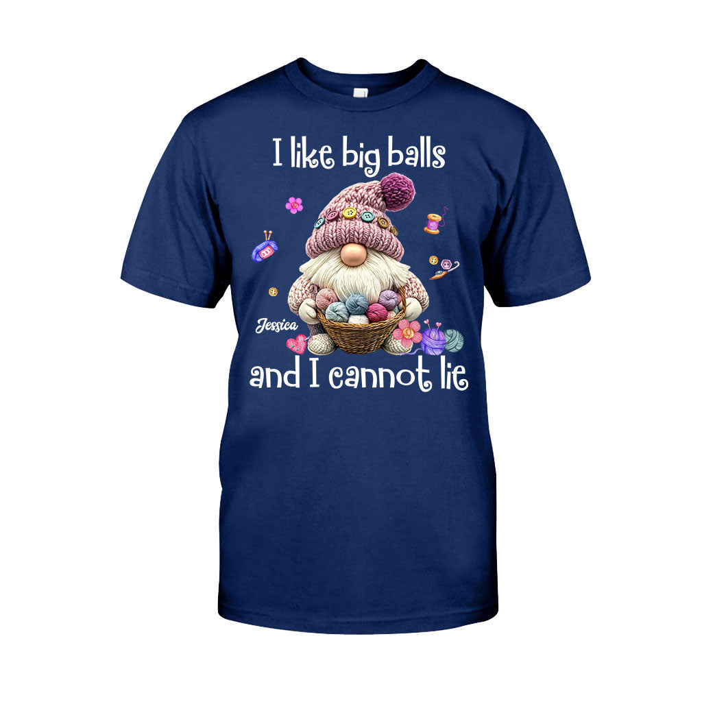 I Like Big Balls And I Cannot Lie - Personalized Crocheting T-shirt And Hoodie