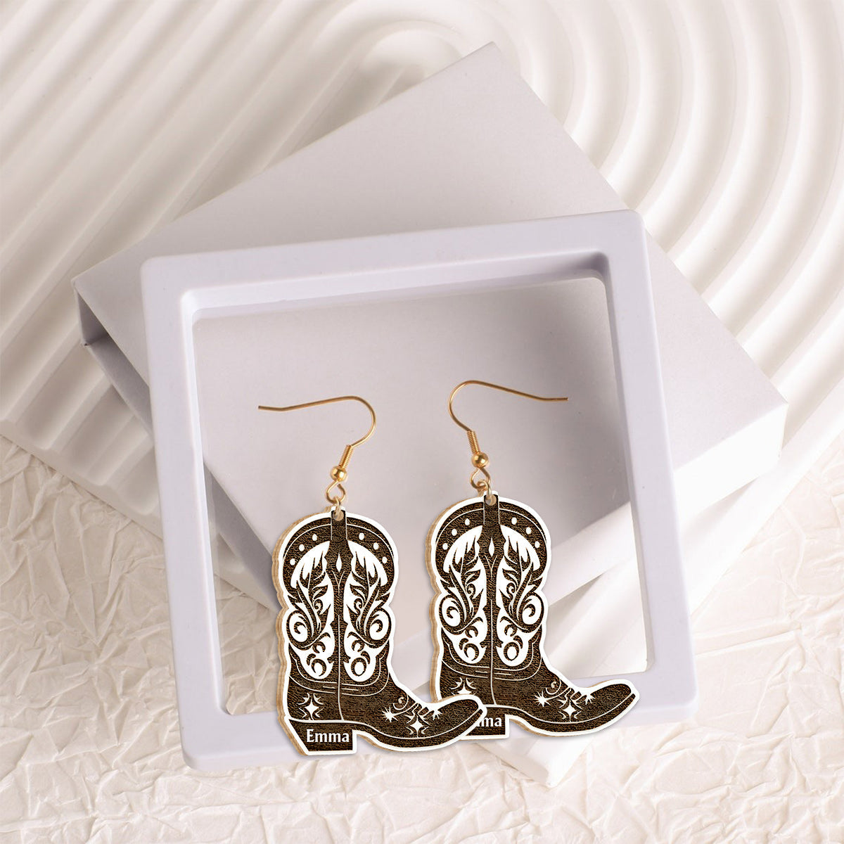 Horse Girl - Personalized Horse Wooden Earrings