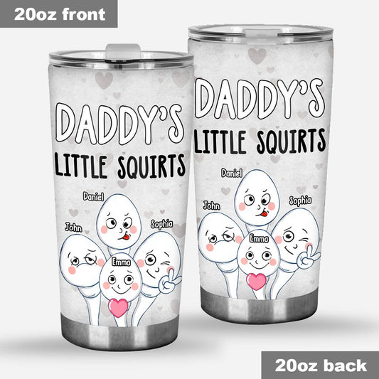 Dad's Little Squirts - Personalized Father Tumbler