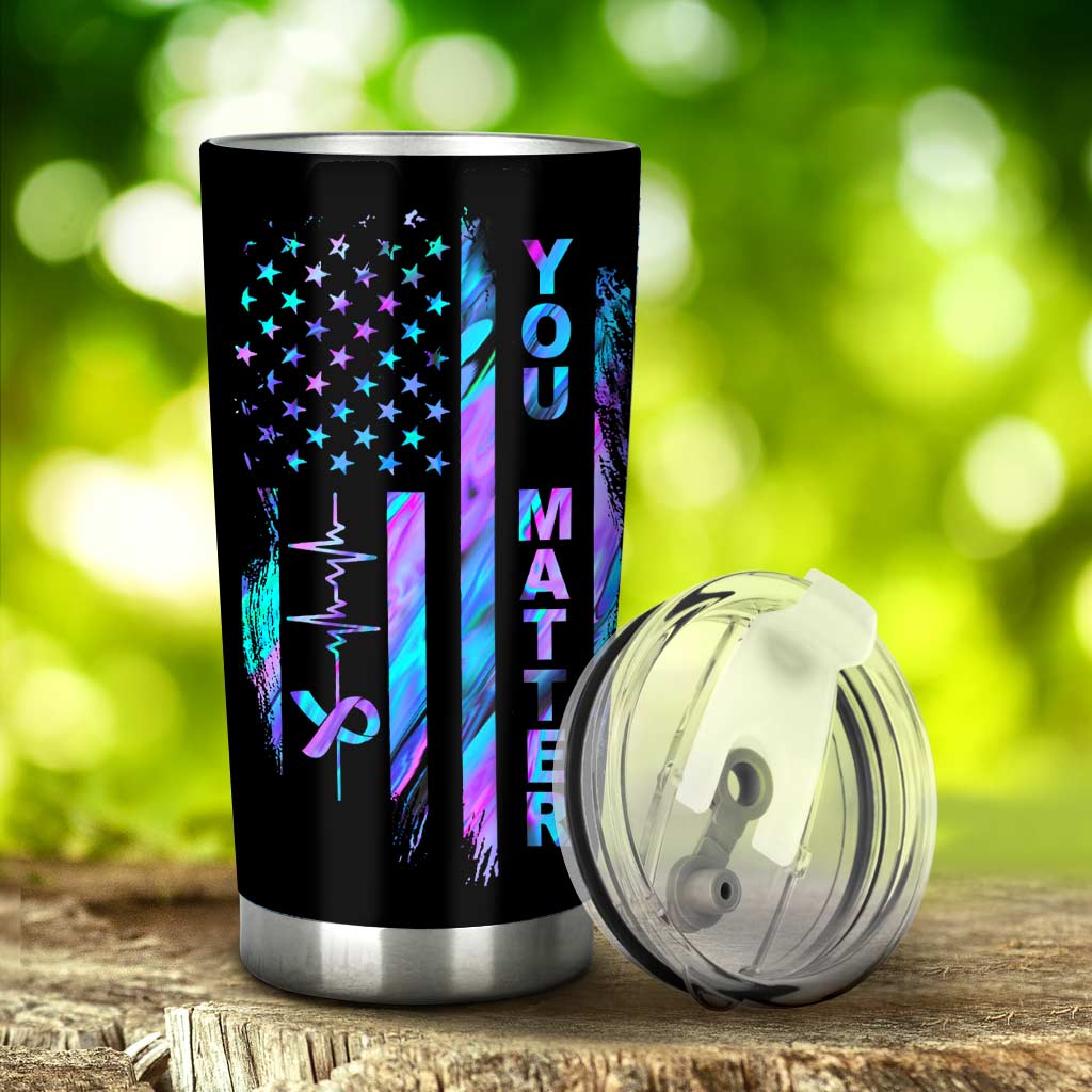 Choose To Keep Going Suicide Prevention Tumbler 0622