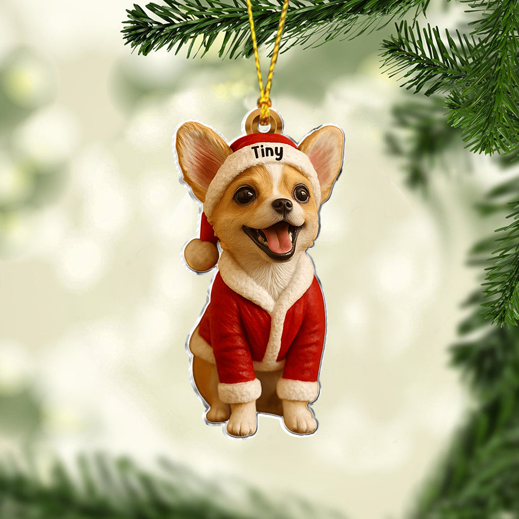 Furry And Bright - Personalized French Bulldog Dog Custom Made 3D Minifigure Ornament