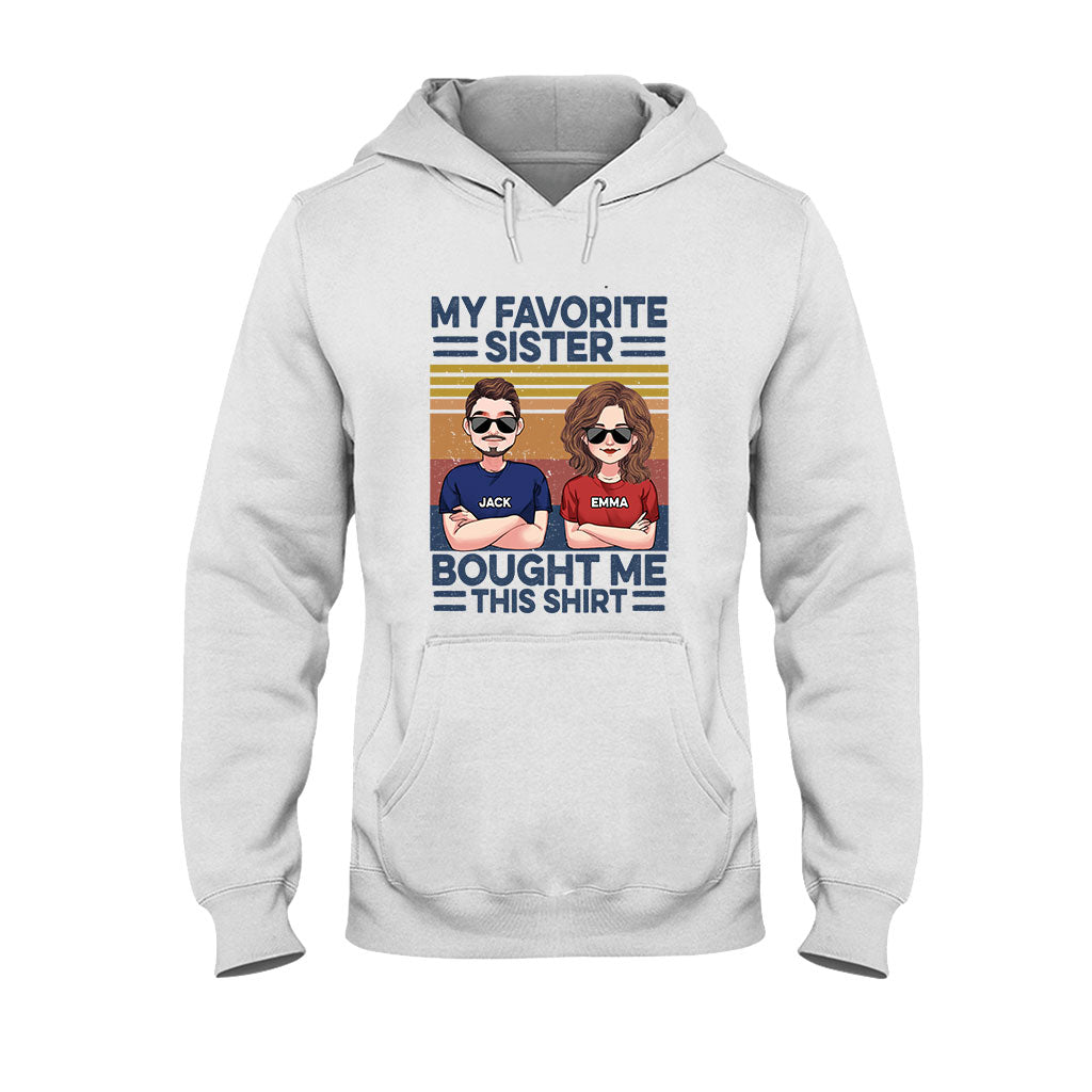 Favorite Sister - Personalized Sibling T-shirt & Hoodie