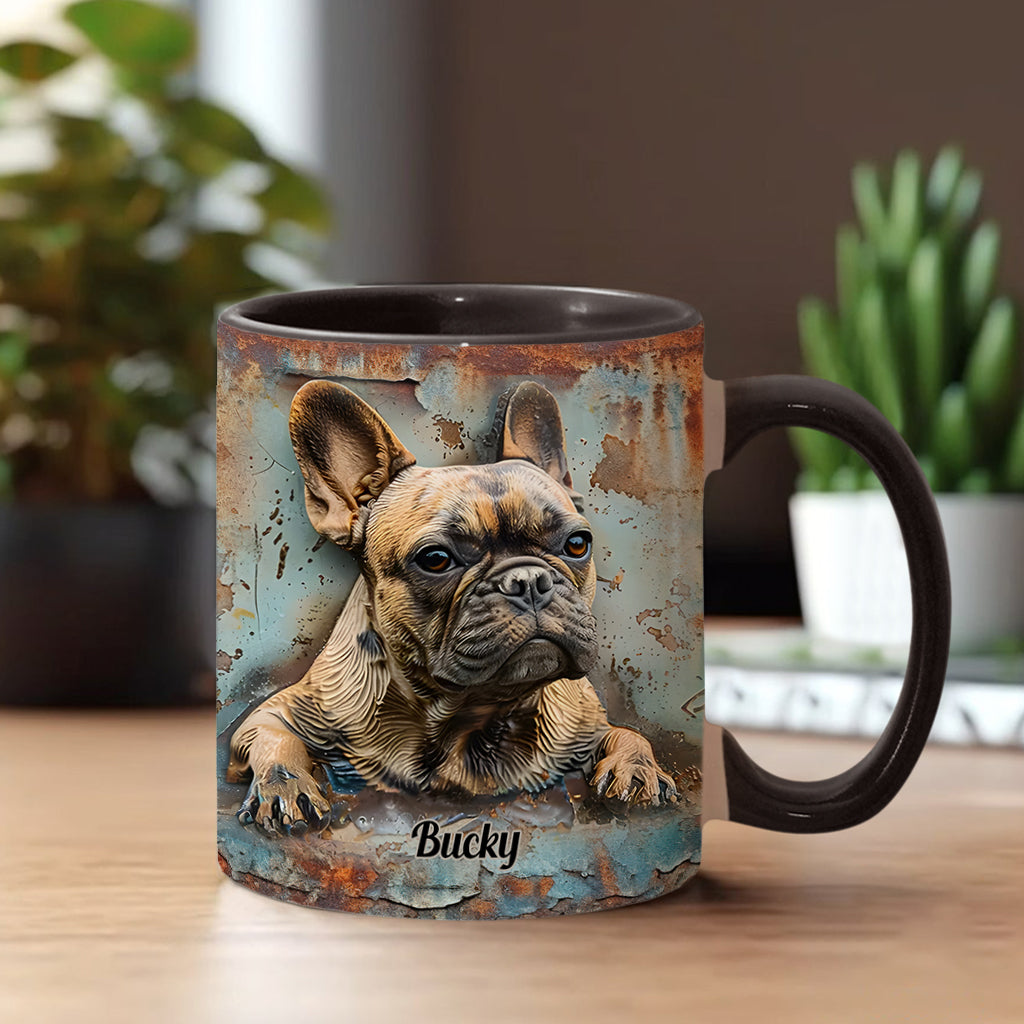 French Bulldog - Personalized French Bulldog Accent Mug