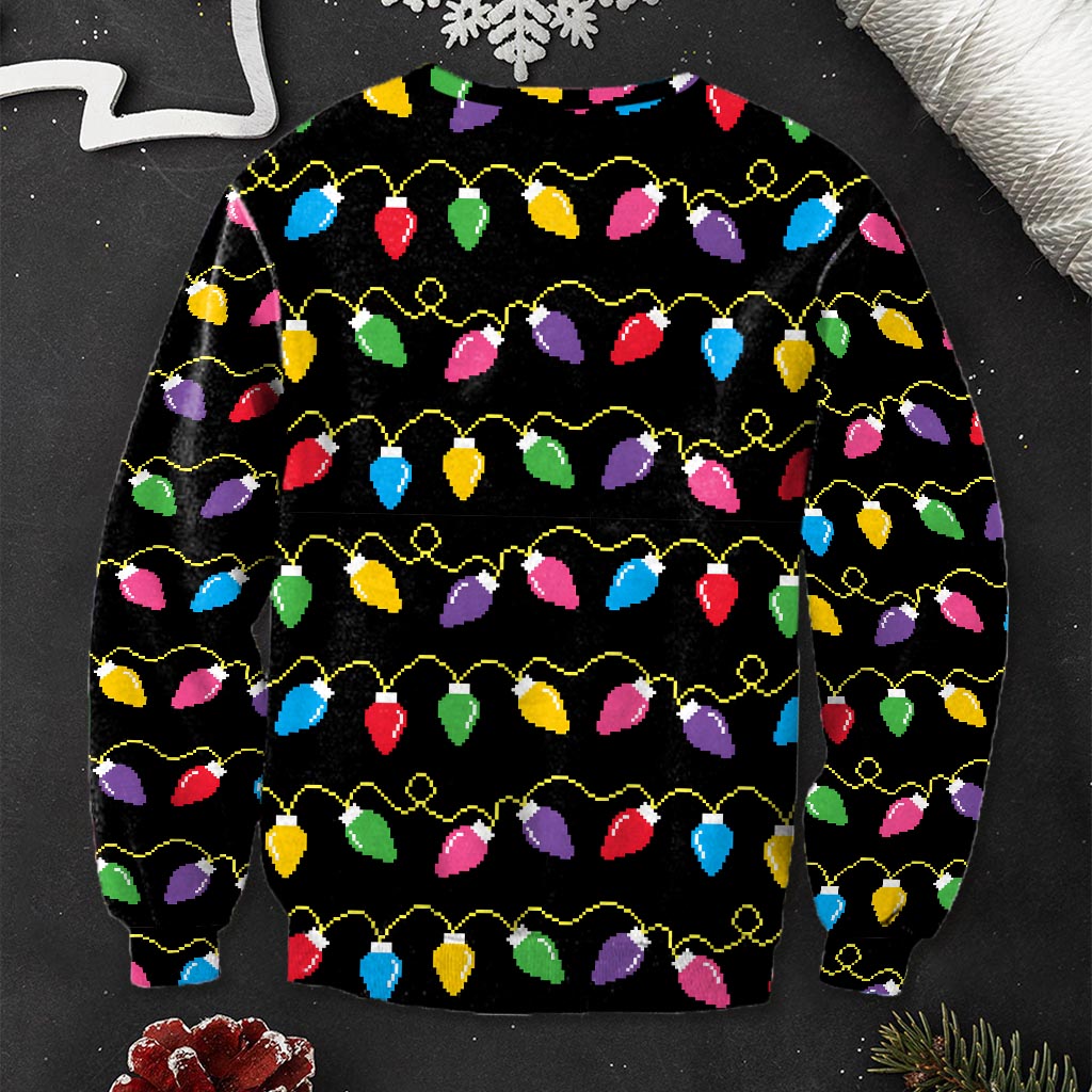 I Love You - Personalized Couple Ugly Sweater