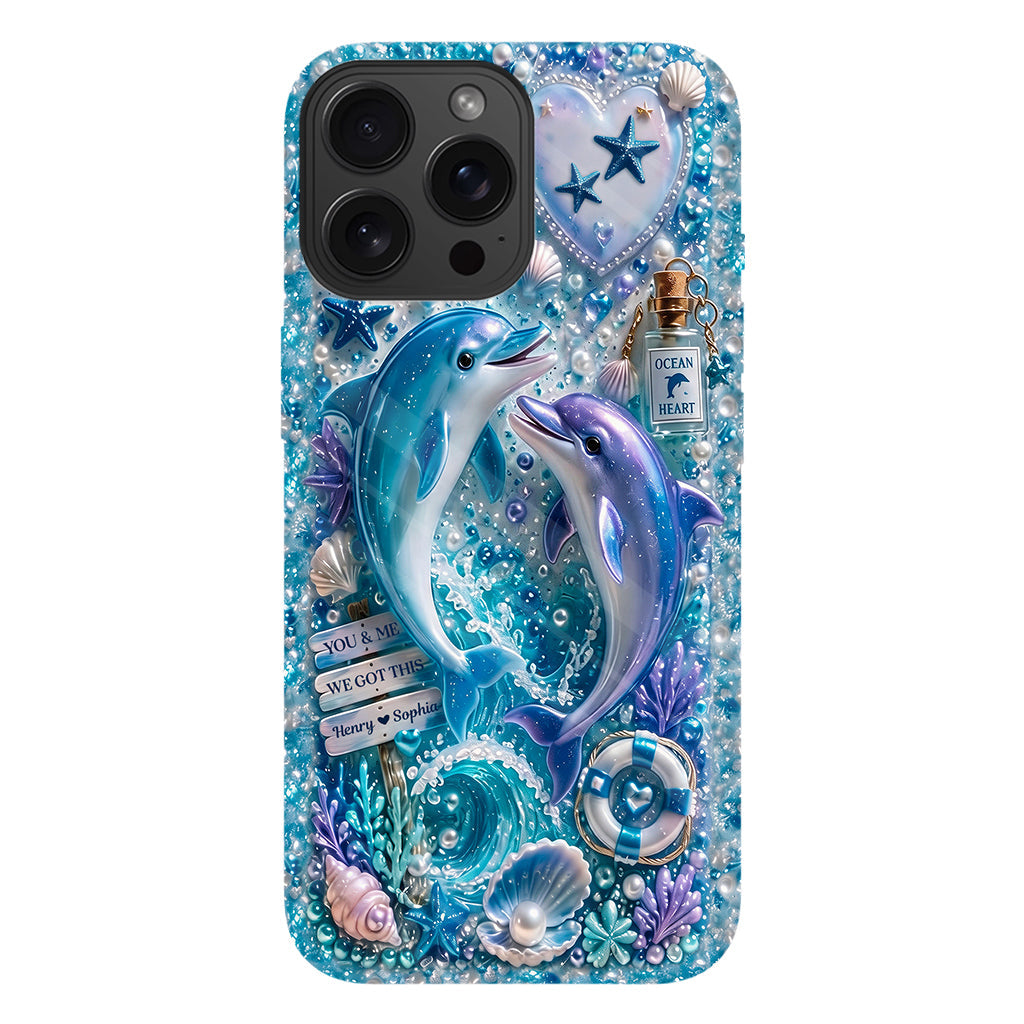 I'm Yours - Personalized Dolphin Full Print Phone Case