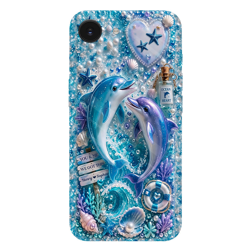 I'm Yours - Personalized Dolphin Full Print Phone Case