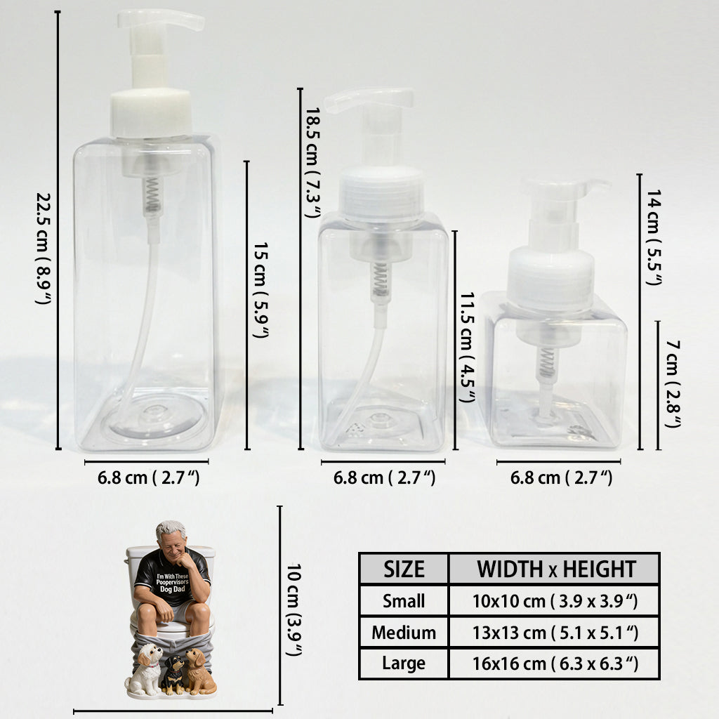 Funny Dog Dad/ Dog Mom Moment - Personalized Dog Pump Dispenser