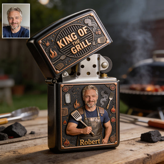 King Of Grill - Personalized Grilling Lighter