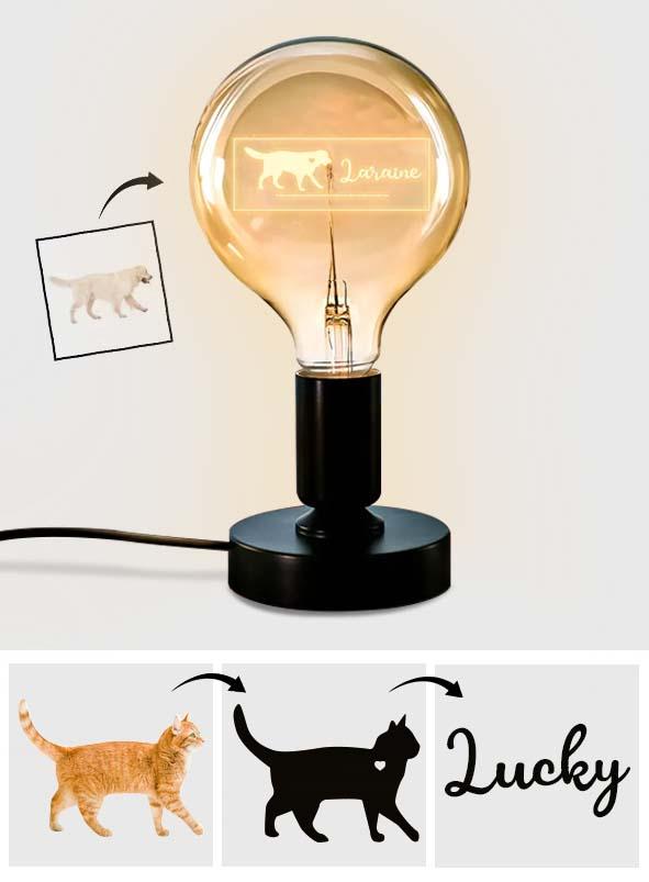 Any Photos - Personalized Dog Any Photo Light Bulbs Lamp