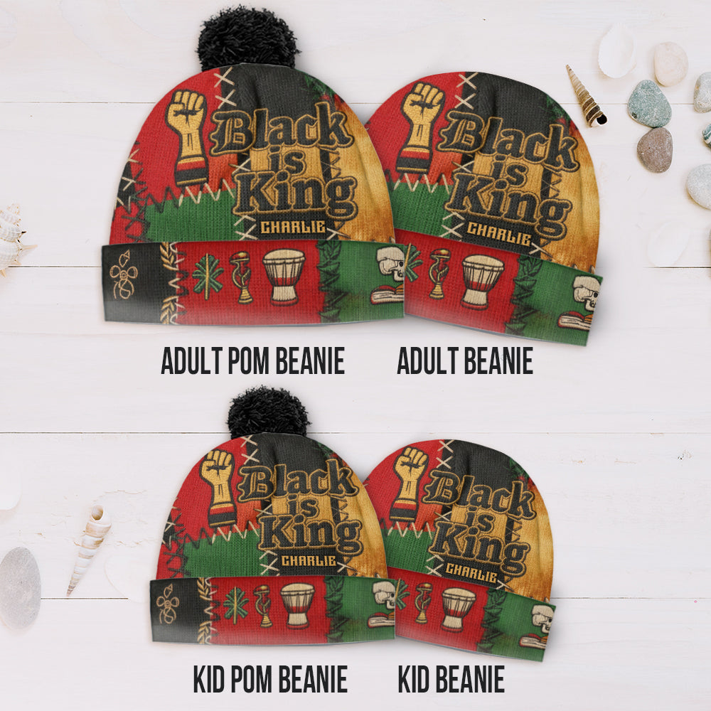Black History Month - Personalized African American Beanie Hat