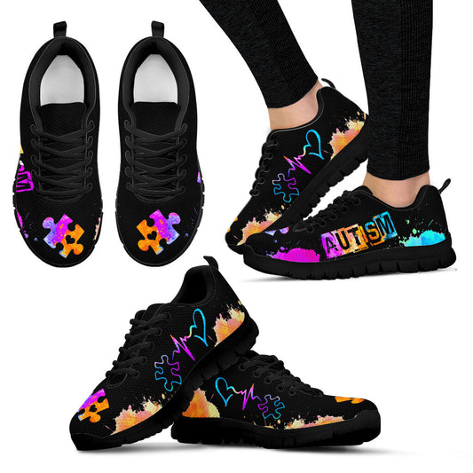 Colorful Autism Autism Awareness Sneakers 0622