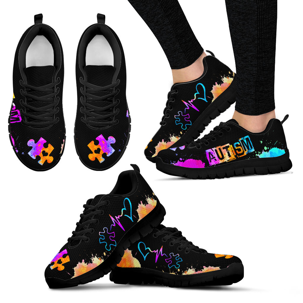 Colorful Autism Autism Awareness Sneakers 0622