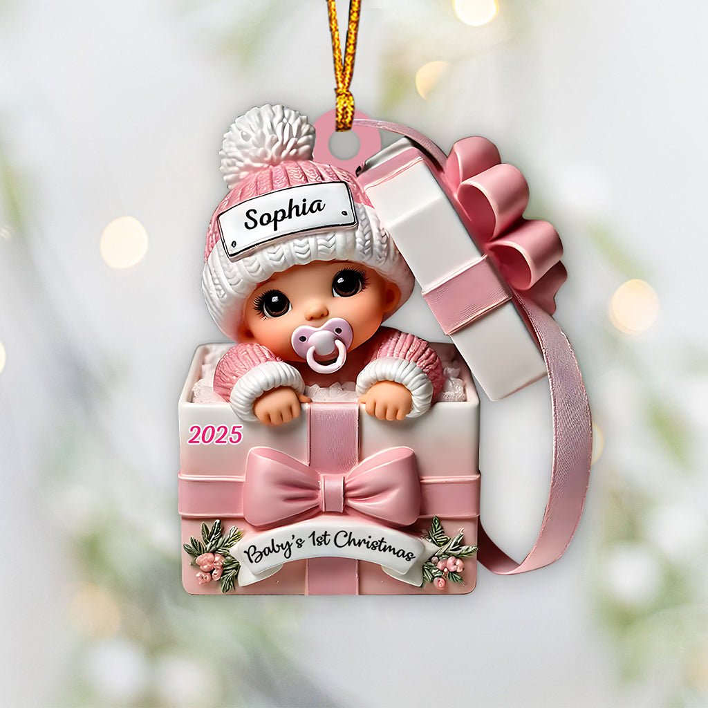 Baby Gift Box - Personalized Newborn Ornament