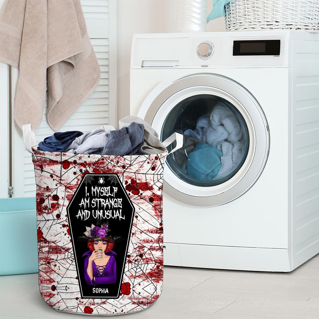 I Myself Am Strange and Unusual - Personalized Witch Storage Basket