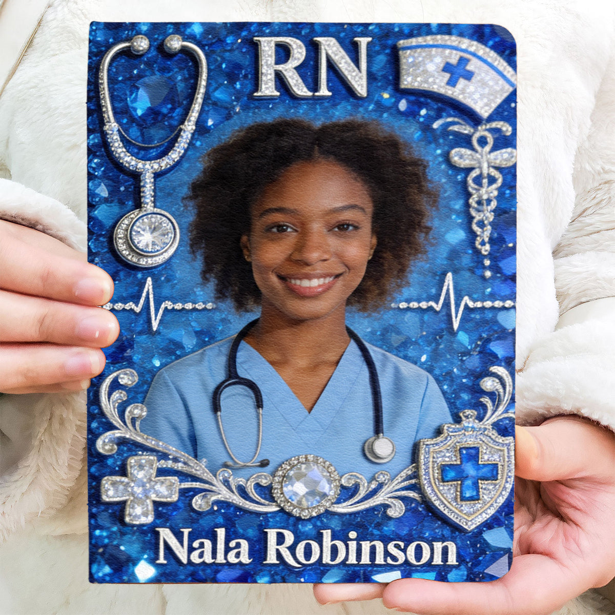 Custom Nurse Notebook - Personalized Nurse Leather Journal