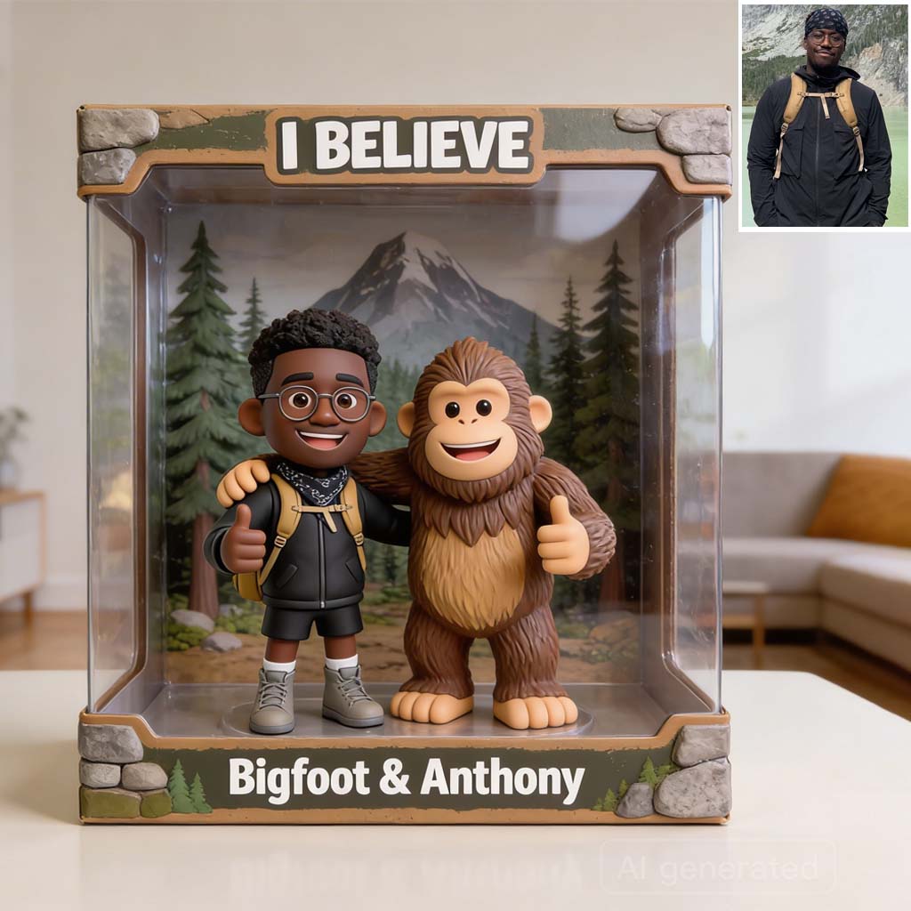 I Believe, Custom From Any Photo - Personalized Hiking Custom Shaped Acrylic Plaque