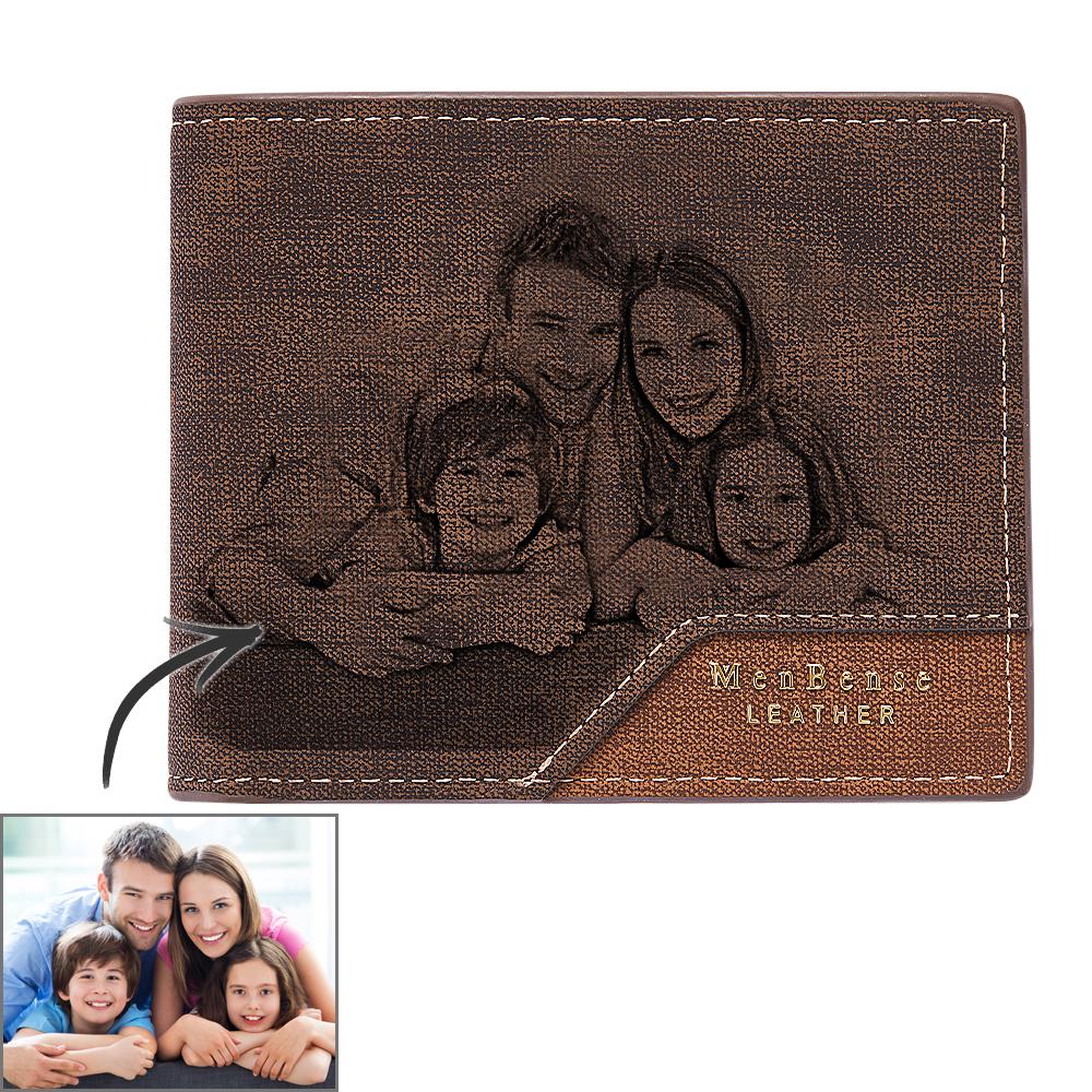 Any Photo - Personalized Photo Wallet Bronzing Simplicity