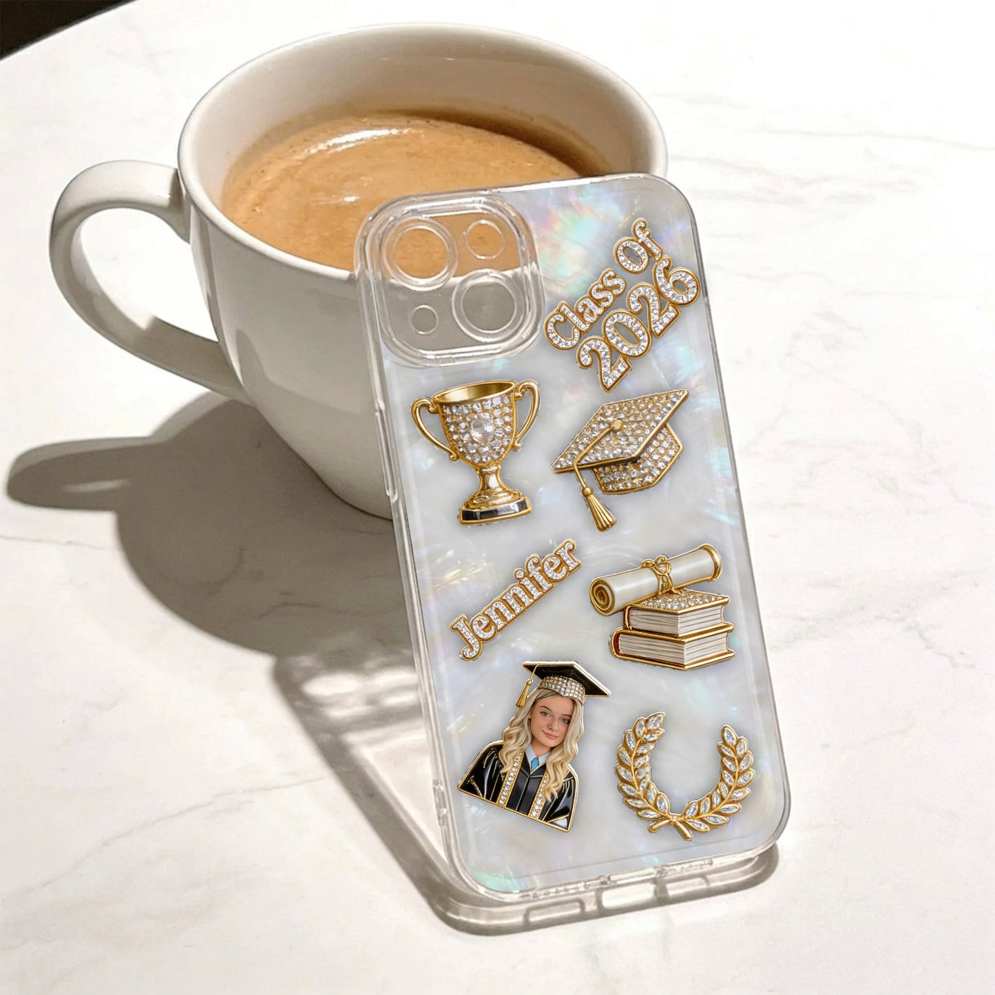 Class Of 2026 - Personalized Graduation Shaker Phone Case