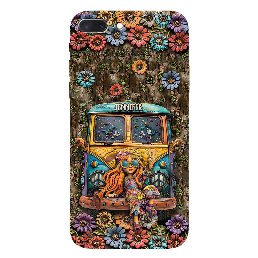 Cute Caravan - Personalized Hippie Full Print Phone Case