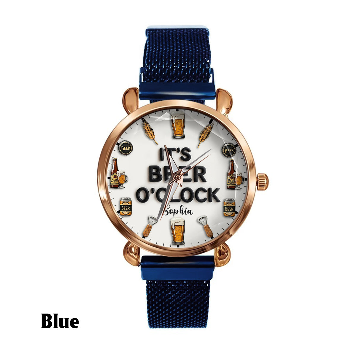 It's Beer Time - Personalized Beer Hand Watch