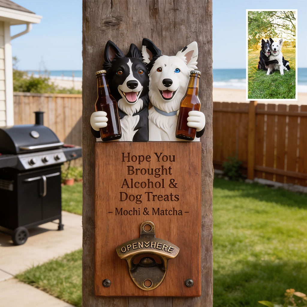 Cheers & Treats - Personalized Beer Wall Bottle Opener