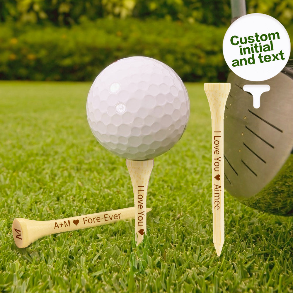 Golf Tee Set - Golf gift for dad, him, boyfriend, husband, grandpa - Personalized Golf Tee