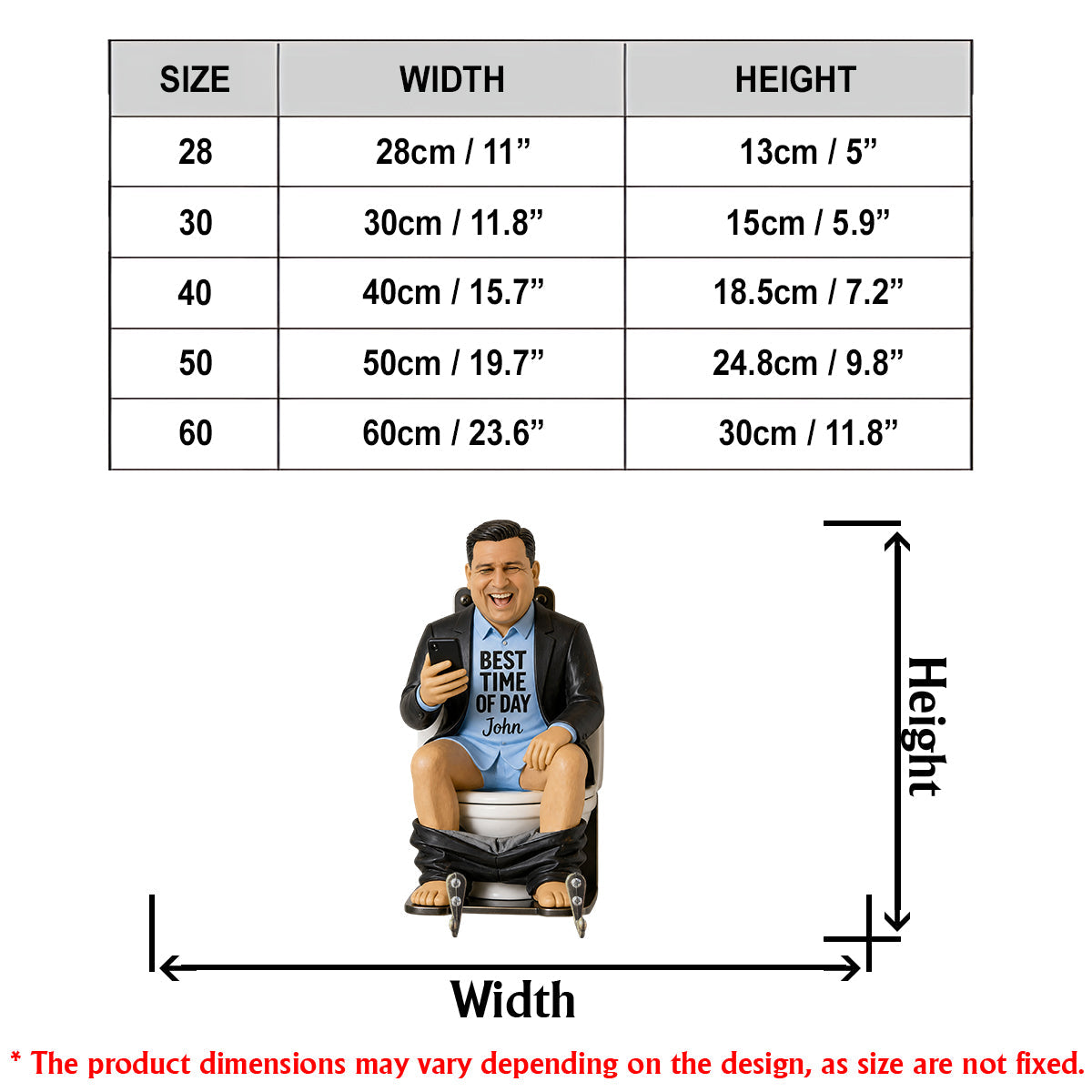 Funny Gift For Him - Personalized Father Custom Shaped Hanging Rack
