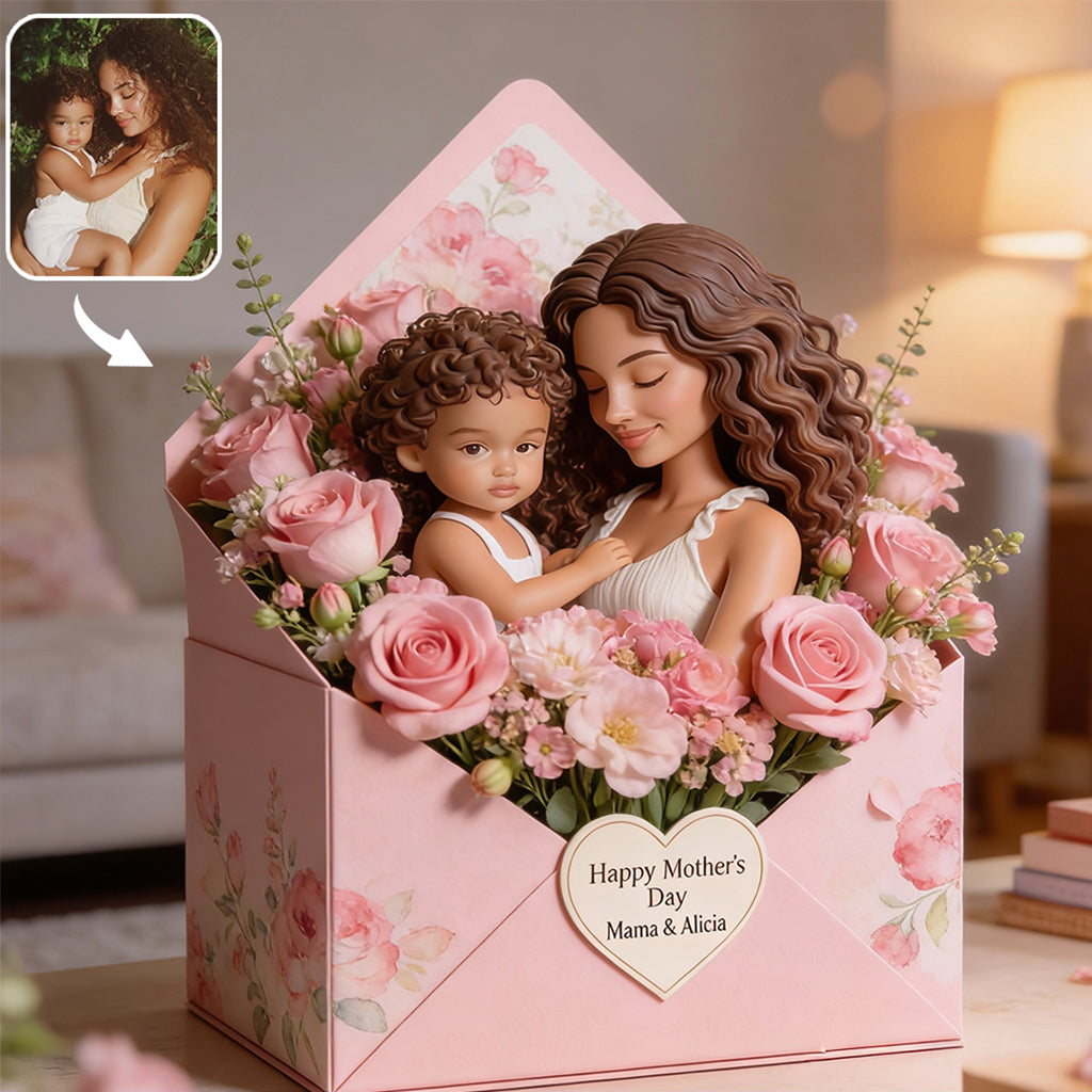 A Letter Of Me To You. Mother's Day Gift - Personalized Mother Custom Shaped Acrylic Plaque