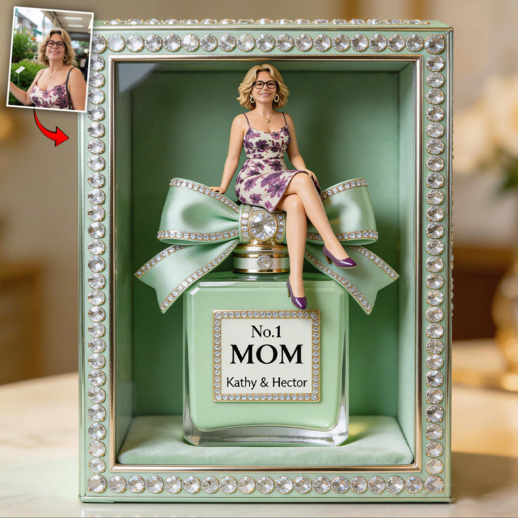 Custom Any Photo, Best Gift For Mom & Grandma - Personalized Mother Custom Shaped Acrylic Plaque