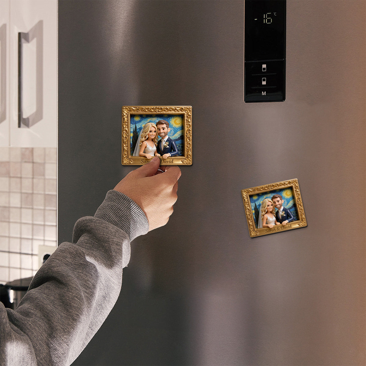 Custom Any Photo - Personalized Couple Magnet