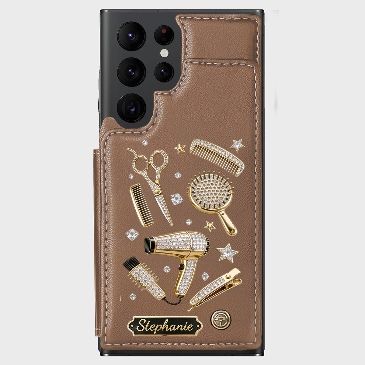 Hairdresser Scissors Salon Decor - Personalized Hairdresser Wallet Phone Case