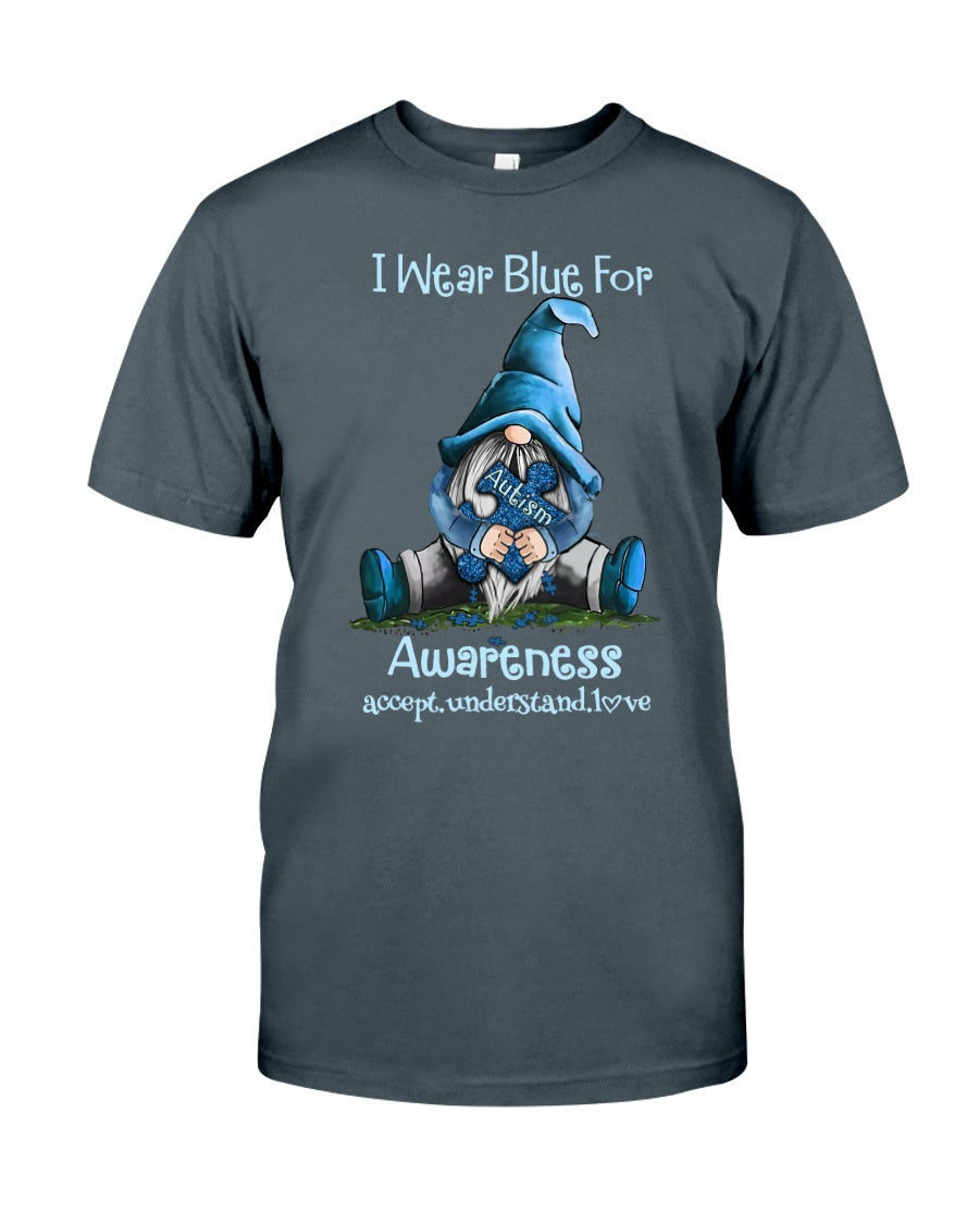 I Wear Blue For Autism Awareness - T-shirt and Hoodie 0520