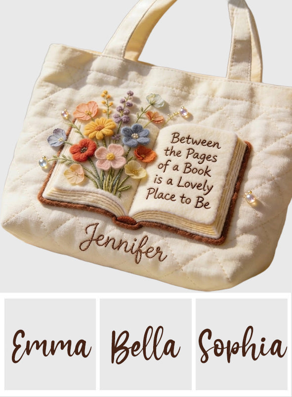 Custom Any Photo - Personalized Book Quilted Tote Bag