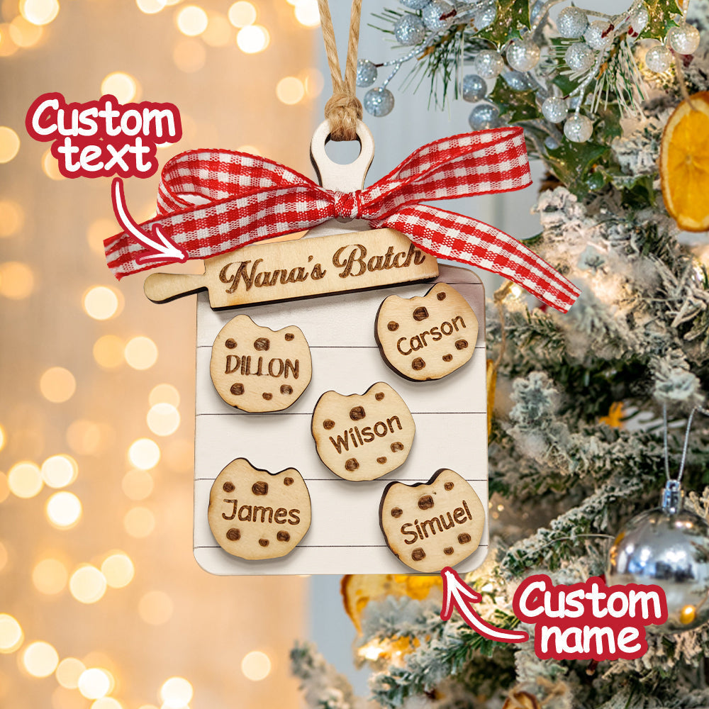 Grandma/Gigi/Nana's Batch - Personalized Grandma Family Gift Ornament