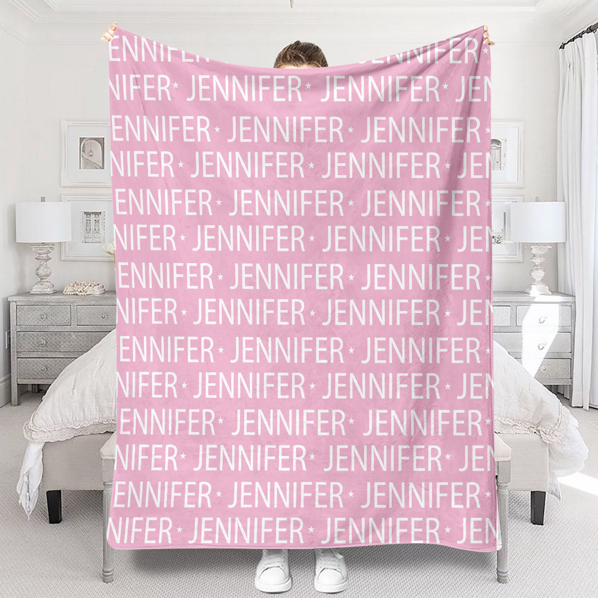 Custom Name Pattern - Personalized Aunt Blanket