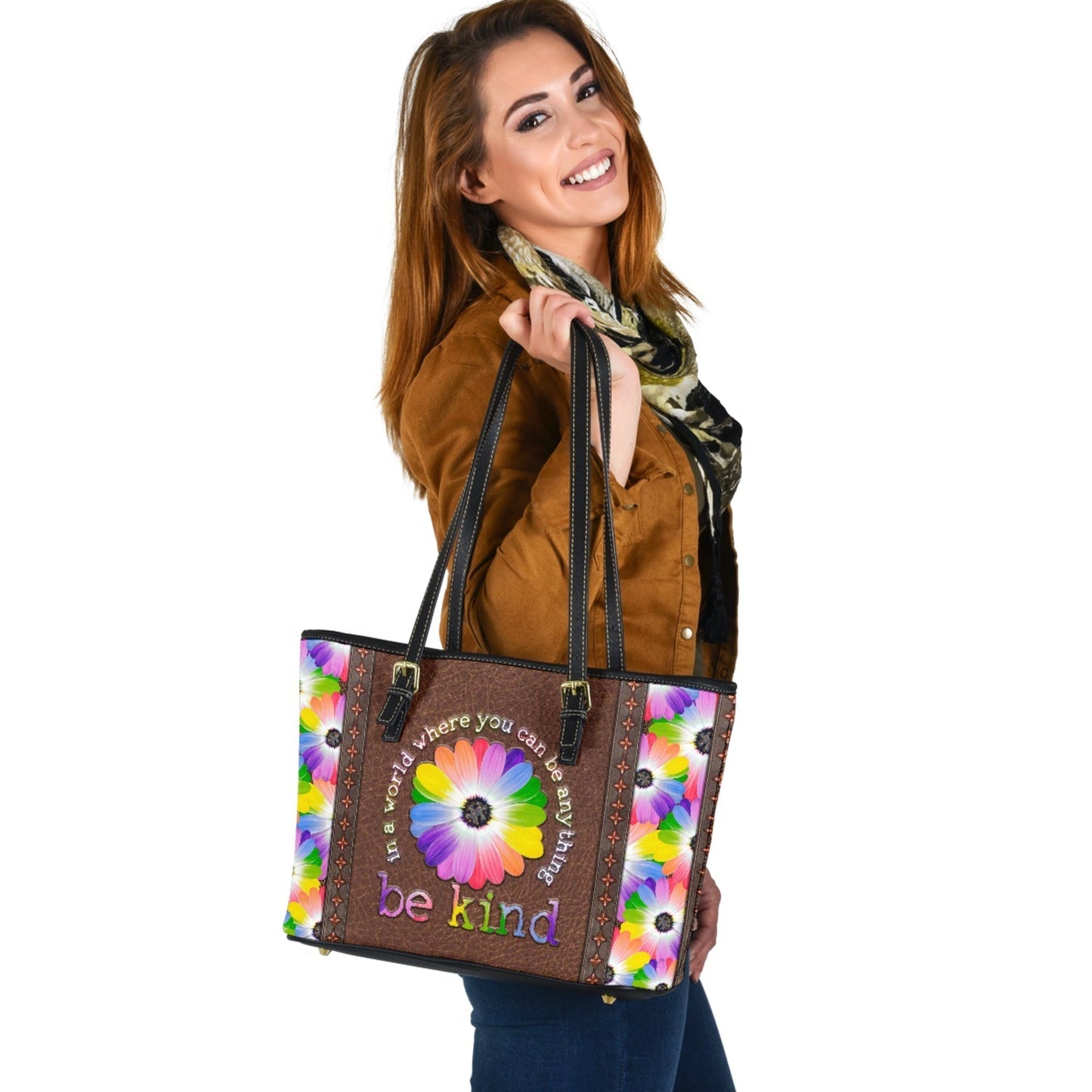 Be Kind Autism Awareness Leather Bag 0622