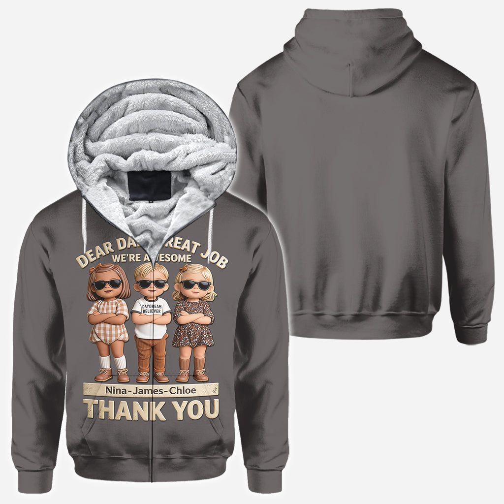 Great Job Dad - Personalized Father All Over Shirt